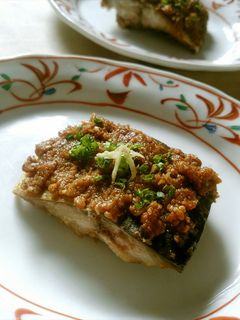 さばのごまみそ焼き【柏市学校給食】-レシピのメイン写真