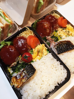 ※チーズinハンバーグ弁当※-レシピのメイン写真