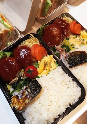 ※チーズinハンバーグ弁当※-レシピのメイン写真