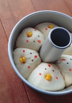 ニワトリちぎりパン-レシピのメイン写真
