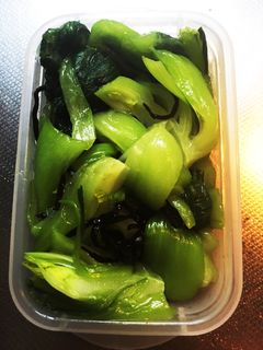 ノンオイル♡チンゲン菜の塩昆布和え♪-レシピのメイン写真