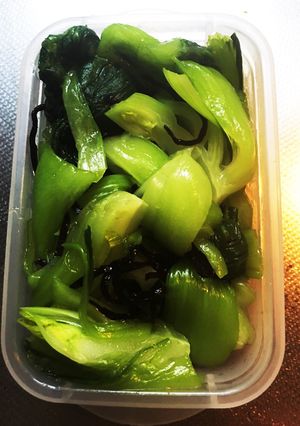 ノンオイル♡チンゲン菜の塩昆布和え♪-レシピのメイン写真