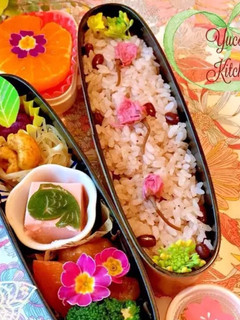 桜お赤飯 (再)弥生14-レシピのメイン写真