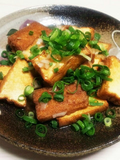 ネギだく甘酢厚揚げ-レシピのメイン写真