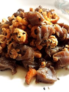 こんにゃくと油揚げとちくわの炒め煮-レシピのメイン写真