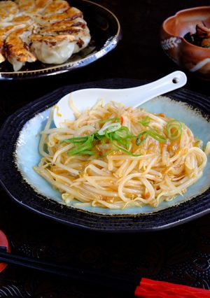 簡単中華☆もやしのピリ辛大蒜醤油炒め！-レシピのメイン写真