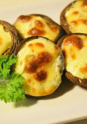 椎茸のマヨチーズ　オーブン焼き-レシピのメイン写真