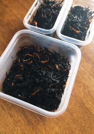 ドカーンと作ってストック！ひじきの煮物-レシピのメイン写真