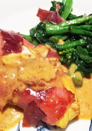 白身魚のパンチェッタ巻 カレーソース-レシピのメイン写真