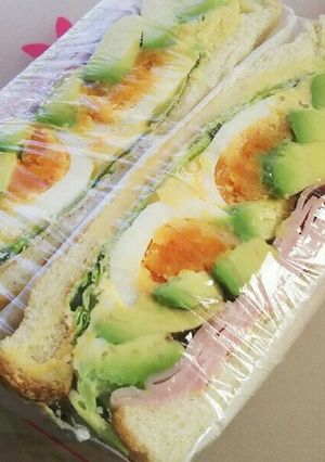 萌え断♪わんぱく！ボリュームサンドイッチ-レシピのメイン写真
