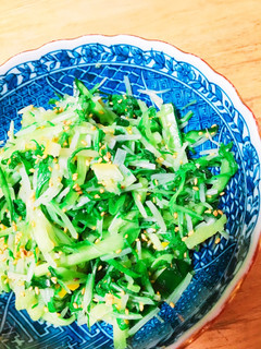 水菜の塩レモンサラダ-レシピのメイン写真