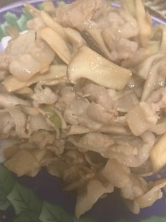 豚バラときのこのマヨポン炒め-レシピのメイン写真
