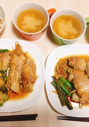 ちょ〜簡単！野菜の肉巻き-レシピのメイン写真