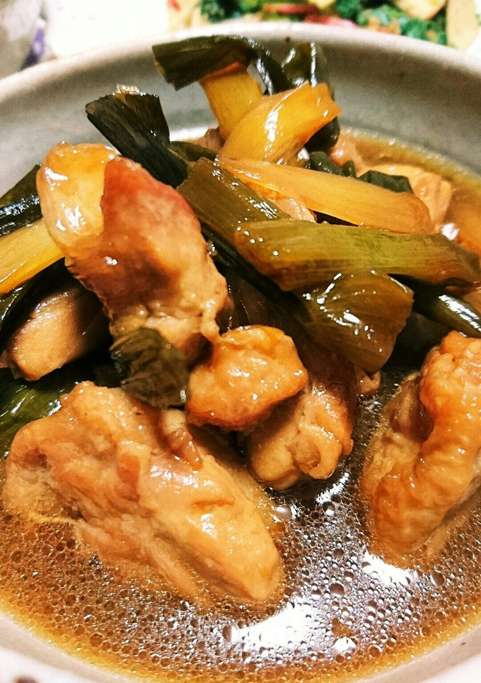 ネギと鶏もも肉のこってり美味❤照り焼き♪-レシピのメイン写真
