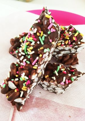 ポン菓子deチョコバー-レシピのメイン写真