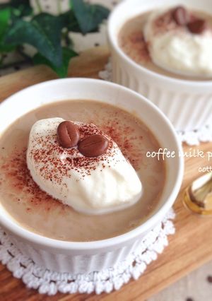 簡単♪ぷるぷるなめらかコーヒー牛乳プリン-レシピのメイン写真