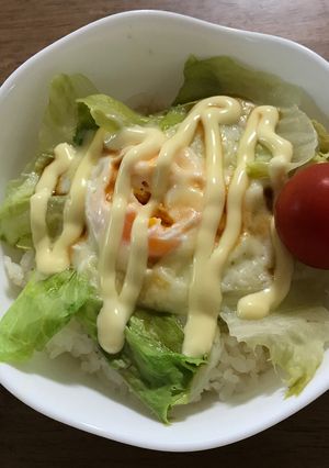 朝食やお弁当に☆簡単レンチン丼-レシピのメイン写真