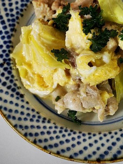 豚肉キャベツ卵のマヨ炒め-レシピのメイン写真
