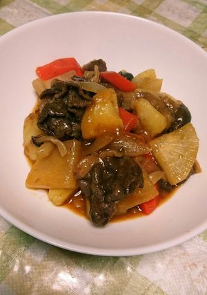牛肉とじゃがいもと大根で♪コチュジャン煮-レシピのメイン写真