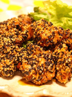 鶏むね肉の胡麻衣揚げ♡甘辛タレ絡め-レシピのメイン写真