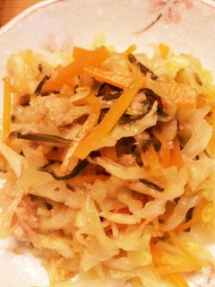 キャベツとツナの塩昆布サラダ-レシピのメイン写真