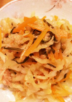 キャベツとツナの塩昆布サラダ-レシピのメイン写真