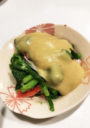 菜の花とカニカマのからし酢味噌和え-レシピのメイン写真