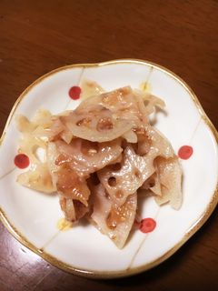蓮根梅和え-レシピのメイン写真