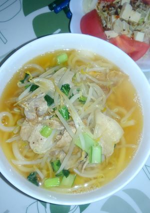 中華風！豚バラもやしうどん♪-レシピのメイン写真