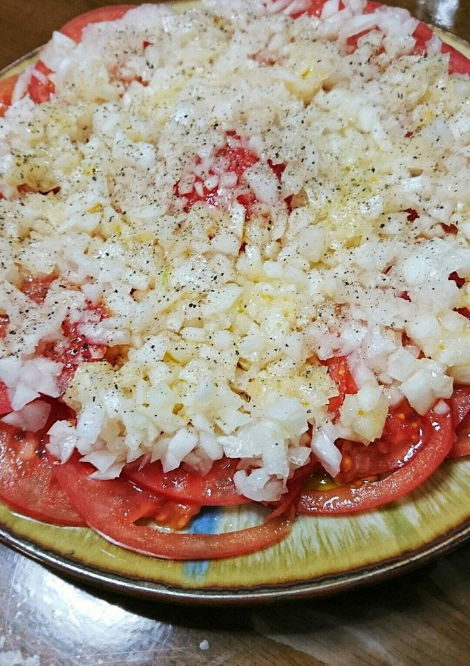 しゃきしゃき新玉ねぎとトマトのサラダ-レシピのメイン写真
