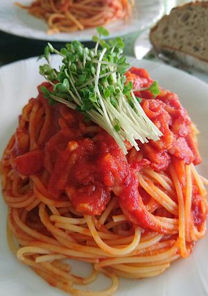 定番♪べーコンとトマトのパスタ-レシピのメイン写真