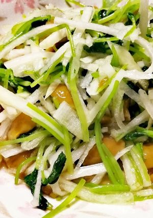 三つ葉となめこと大根のおひたし-レシピのメイン写真