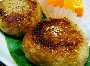 バター醤油と鰹節の焼おにぎり-レシピのメイン写真