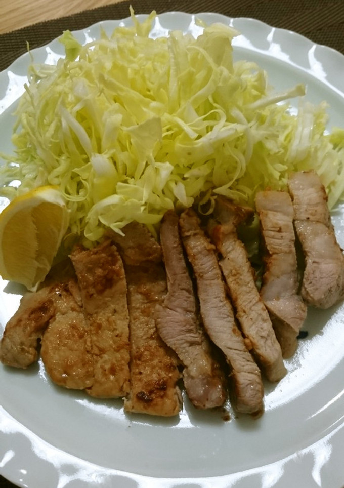 とんかつ用の豚ロースで♪にんにく味噌漬け-レシピのメイン写真