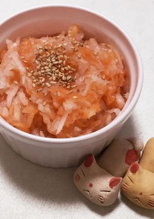 簡単★だいこん&にんじんの紅白なます♬-レシピのメイン写真