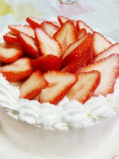 苺のショートケーキ❤-レシピのメイン写真
