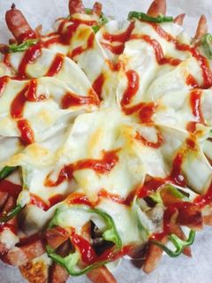 餃子の皮でお手軽ピザ♪-レシピのメイン写真