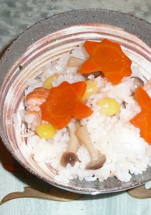 秋の味覚！ぎんなんご飯-レシピのメイン写真