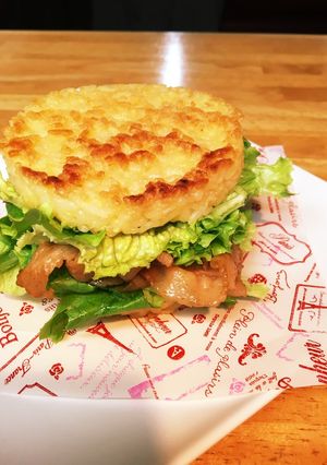 残りご飯で簡単たまごライスバーガー-レシピのメイン写真