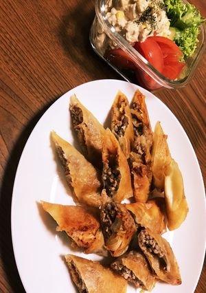 ビールにピッタリ!豚キム春巻き!!-レシピのメイン写真