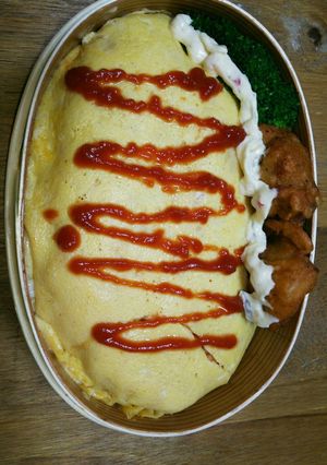 オムライス弁当-レシピのメイン写真