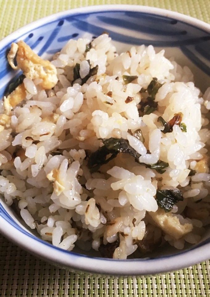 ふきのとうの混ぜご飯-レシピのメイン写真