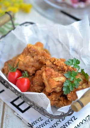 がごめ昆布おぼろ入り和風竜田揚げ-レシピのメイン写真