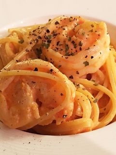 絶っ品!!海老のトマトクリームパスタ♡-レシピのメイン写真