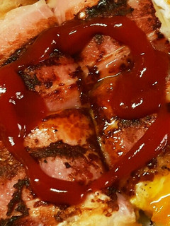 ベーコンエッグな朝ごパン-レシピのメイン写真