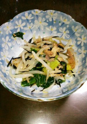 副菜に！サバ煮を使った、簡単あえ物。-レシピのメイン写真