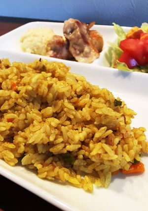 腹ペコ男子パクパク！炊飯器カレーピラフ☆-レシピのメイン写真