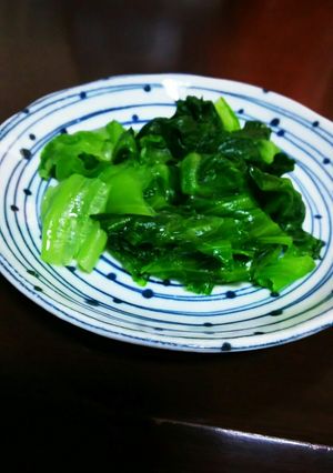 シャキシャキ！レタス外葉のお浸し-レシピのメイン写真