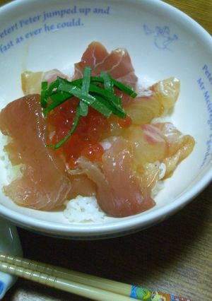 ピンチのときに♪海鮮丼-レシピのメイン写真