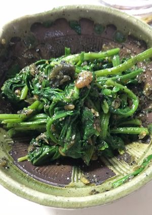 金山寺味噌とほうれん草の胡麻和え-レシピのメイン写真